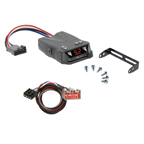 2009-2011 Ford E-350 Econoline Super Duty Tekonsha Brakeman IV Time Delay Brake Controller for Trailers with 1 to 4 Axles Black 8507120 - Tekonsha