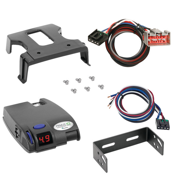 2013-2014 Lincoln Navigator Tekonsha Primus IQ Proportional Brake Controller for Trailers with 1 to 3 Axles Gray 90160 - Tekonsha
