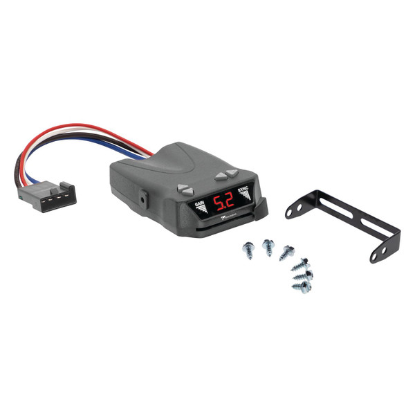 2012-2019 Lincoln MKT Tekonsha Brakeman IV Time Delay Brake Controller for Trailers with 1 to 4 Axles Black 8507120