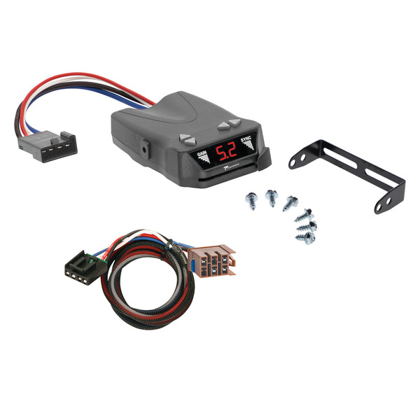 2003-2007 Hummer H2 Tekonsha Brakeman IV Time Delay Brake Controller for Trailers with 1 to 4 Axles Black 8507120 - Tekonsha
