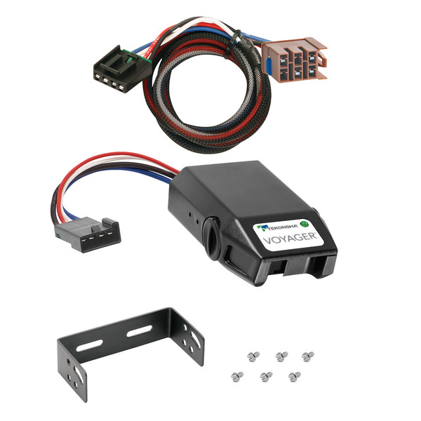 2003-2006 Cadillac Escalade Tekonsha Voyager Proportional Brake Controller for Trailers with 1 to 4 Axles Black 9030 - Tekonsha