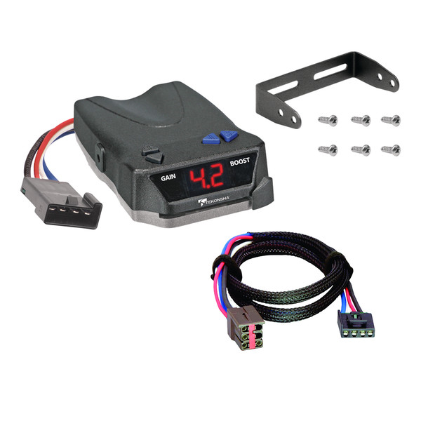 2003-2005 Lincoln Aviator Tekonsha BRAKE-EVN Proportional Brake Controller for Trailers with 1 to 4 Axles Black 8508220 - Tekonsha