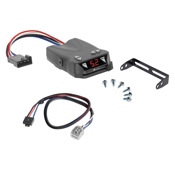 2022-2023 Chrysler Grand Caravan Tekonsha Brakeman IV Time Delay Brake Controller for Trailers with 1 to 4 Axles Black 8507120 - Tekonsha