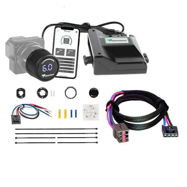 1997-2012 Ford Expedition Tekonsha Prodigy iD Smart Phone Configured Brake Controller for Trailers with 1 to 4 Axles Black 90920 - Tekonsha