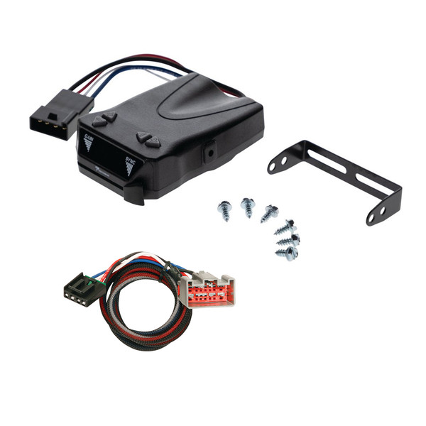 2015-2025 Ford Expedition Reese Towpower Brakeman IV Time Delay Brake Controller for Trailers with 1 to 4 Axles Black 8507111 - Reese Towpower