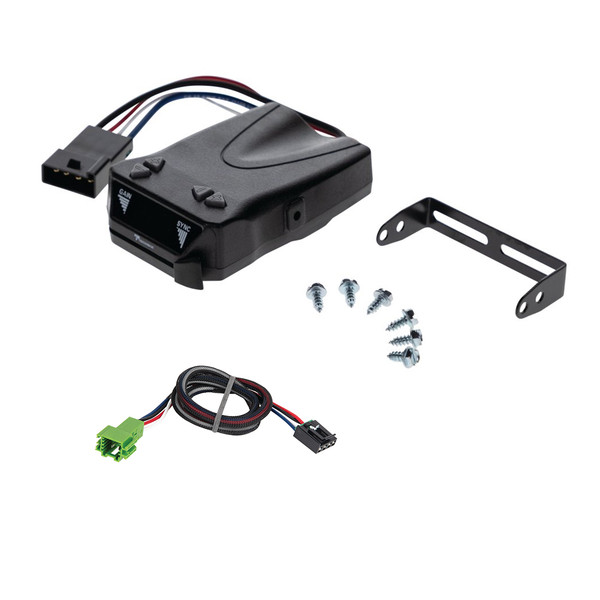 2017-2023 Mercedes-Benz GLS450 Reese Towpower Brakeman IV Time Delay Brake Controller for Trailers with 1 to 4 Axles Black 8507111 - Reese Towpower