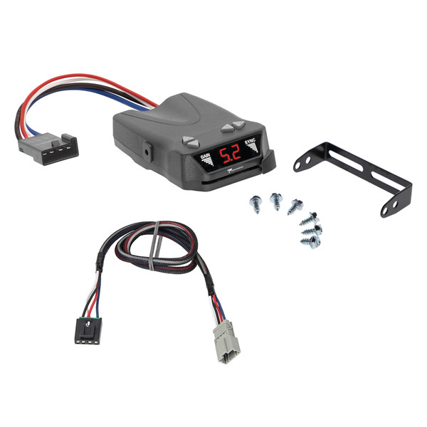 2013-2020 Acura MDX Tekonsha Brakeman IV Time Delay Brake Controller for Trailers with 1 to 4 Axles Black 8507120 - Tekonsha