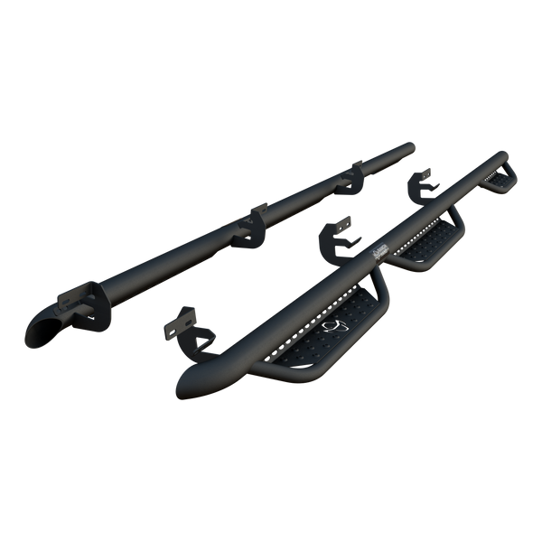 Ranch Hand Midnight Carbide Black Steel Running Steps, Fits Select Dodge, Ram 2500, 3500 - MRSD101C8B6S - Ranch Hand