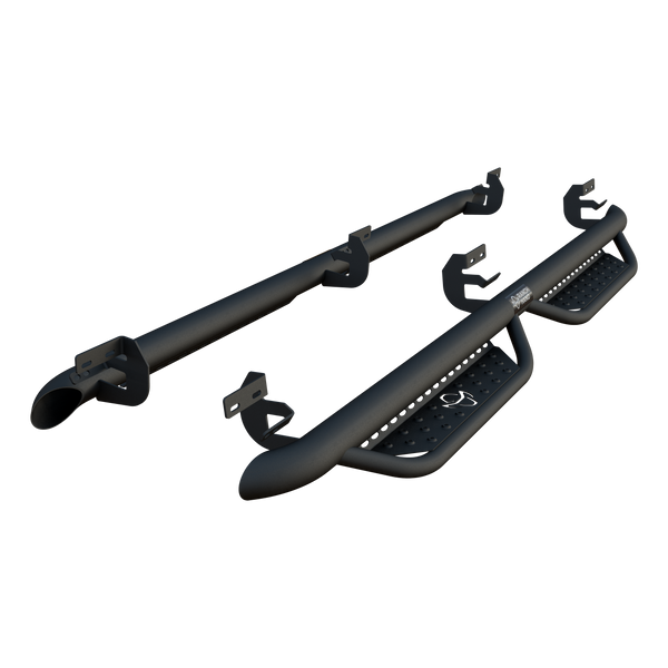 Ranch Hand Midnight Carbide Black Steel Running Steps, Fits Select Dodge, Ram 2500, 3500 - MRSD091C1B4S - Ranch Hand