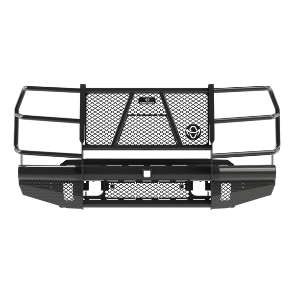 Ranch Hand FBC241BLR Legend Front Bumper with Grille Guard, Fits Select Chevrolet Silverado 2500, 3500 HD