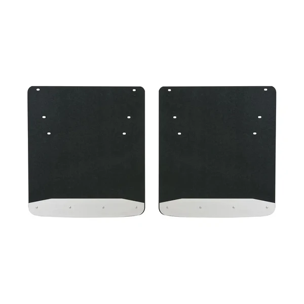 LUVERNE Rear Dually 20" x 23" Textured Rubber Mud Guards, Select Ram 3500 (2 Flaps) 251034 - Luverne