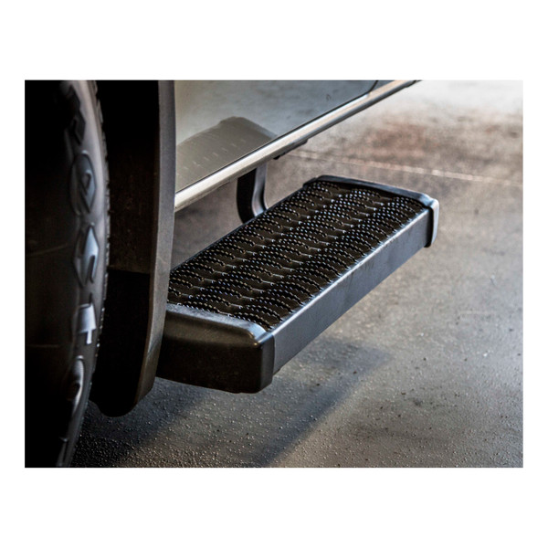 LUVERNE Grip Step 7" x 36" Black Aluminum Running Boards, Select Ford E-Series 415036-570121