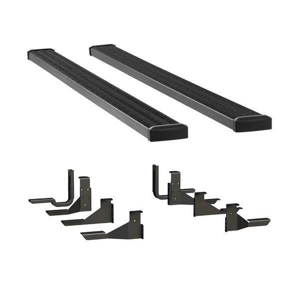 LUVERNE Grip Step 7" x 114" Aluminum W2W Running Boards, Select Silverado, Sierra HD 415114-401117 - Luverne