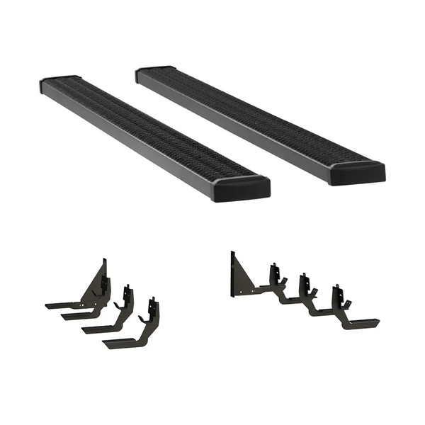 LUVERNE Grip Step 7" x 98" Aluminum Wheel-to-Wheel Running Boards, Select Ram 3500 415098-401338 - Luverne