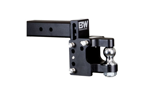 B&W Trailer Hitches 2.5 Mdl 8 Pintle, 2" Ball Trailer Hitch Pintle Hook Mount TS20055 - B&W Trailer Hitches