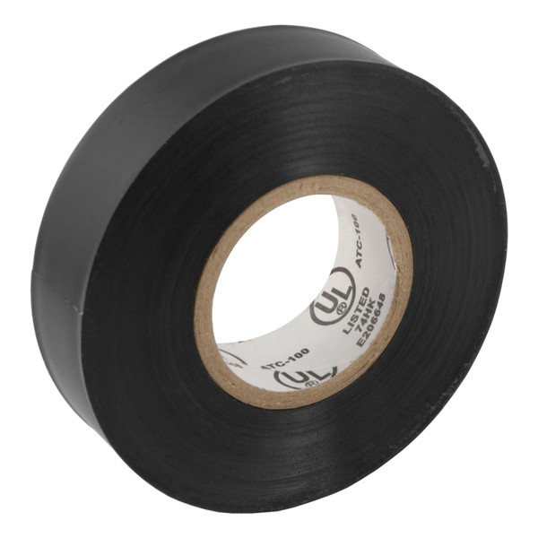 CURT 59740 Black Electrical Tape, 7 Mil, 3/4-Inch x 60-Foot Rolls, 10-Pack - CURT