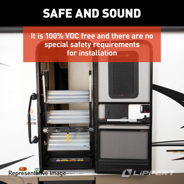 Alpha Systems ALPHABOND TPO Tape 4" x 10' Repair Tape, Black