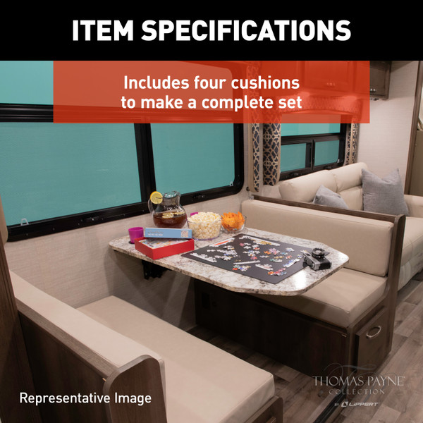 Thomas Payne RV Dinette Cushions - 38" Altoona #2021100434