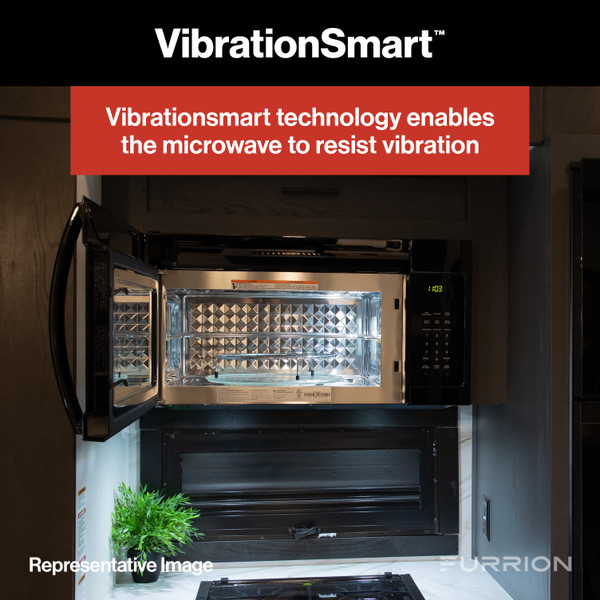 Furrion Over-The-Range Convection RV Microwave Oven - 1.5 cu. ft., Stainless Steel #FMCM15A-SS