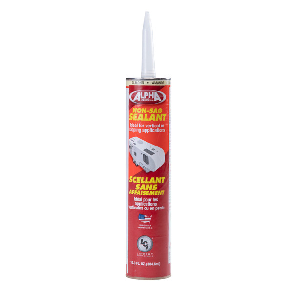 Alpha Systems 1010 Low VOC Non-Sag Sealant, Almond (10.3 Oz. Tube) - Alpha Systems