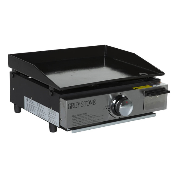 Greystone 17" Griddle/Grill Combo with Porcelain Cooking Plate 15,000 BTU #BC1715D - Greystone