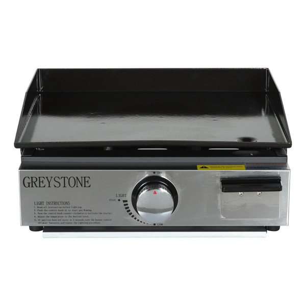 Greystone 17" Griddle/Grill Combo with Porcelain Cooking Plate 15,000 BTU #BC1715D