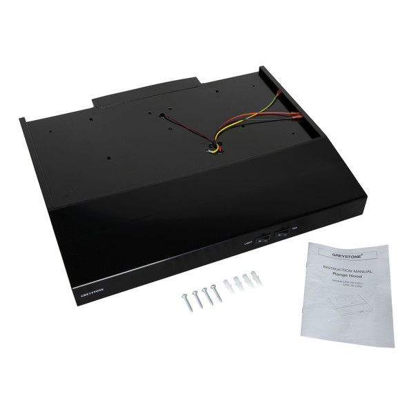 Greystone 22 Inch 12 Volt Black Range Hood #CXW-30-CZ01 - Greystone