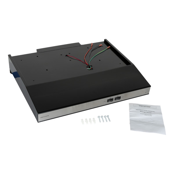 Greystone 22 Inch 12 Volt Black with Stainless Steel Front Range Hood #CXW-30-CZ02 - Greystone