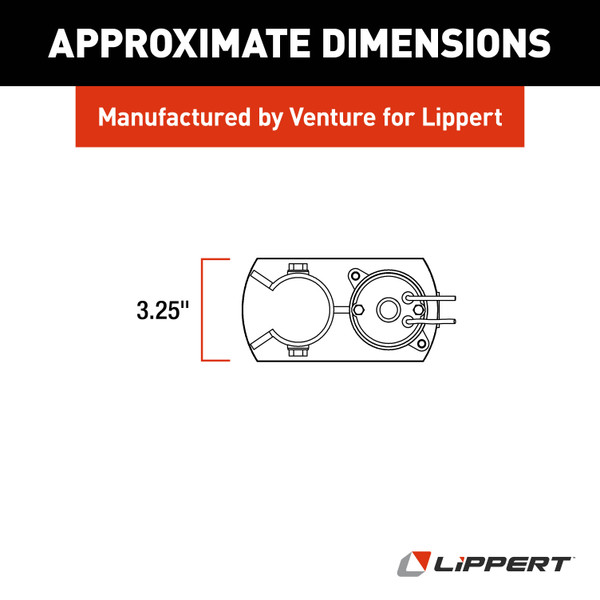 Lippert Replacement Through-Frame RV Slide-Out Venture Tuson 18:1 Motor #7694597