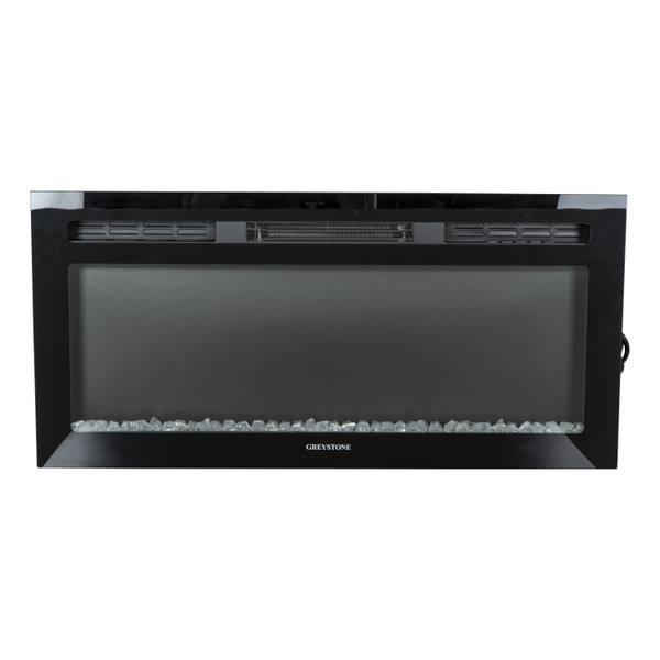 Greystone 3-Color Crystal LED Fireplace - 36" with Remote #F36-18A