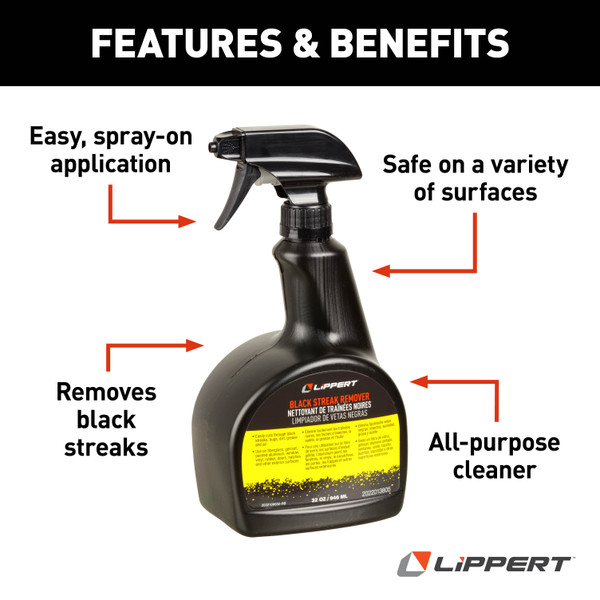 Lippert RV Black Streak Remover - 32 oz., 12-Pack