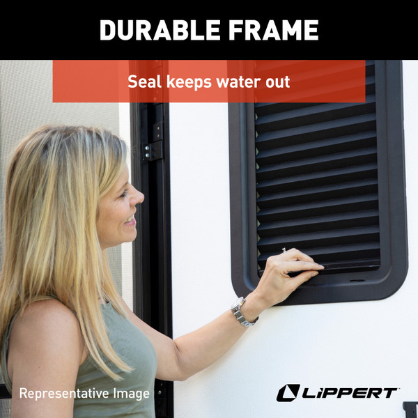 Lippert Thin Shade Complete Window Shade Kit for RV Entry Doors
