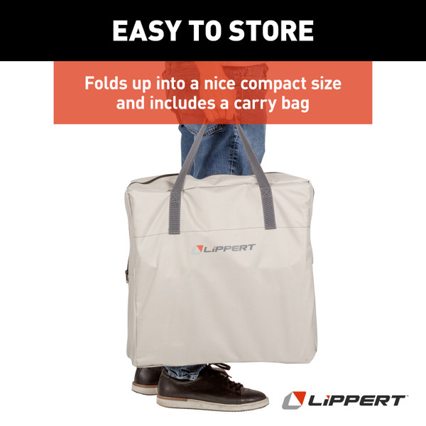 Lippert Scout XL Director Chair with Side Table - Sand