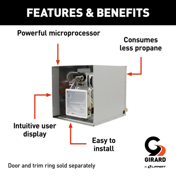 Girard 42,000 BTU Tankless RV 12V RV Water Heater