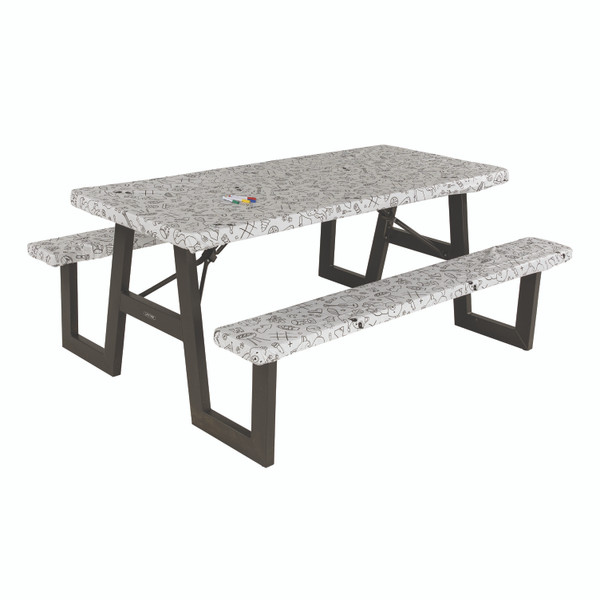 Lippert Vinyl Tablecloth with Bench Covers - Color Escape #2023051696 - Lippert