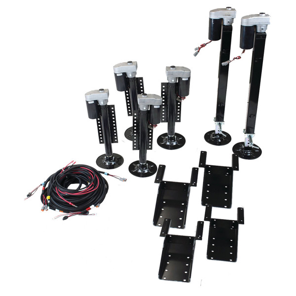 Lippert Ground Control 6-Point Automatic 5th Wheel RV Leveling System #675817 - Lippert