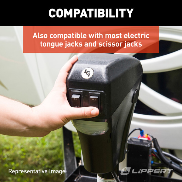 Lippert Manual Crank Handle for RV Jacks & Slide-Outs - 3/4" Hex