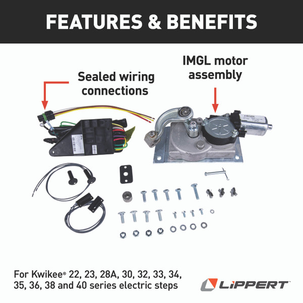 LIPPERT Kwikee Step Motor Conversion Kit for "B" Linkage