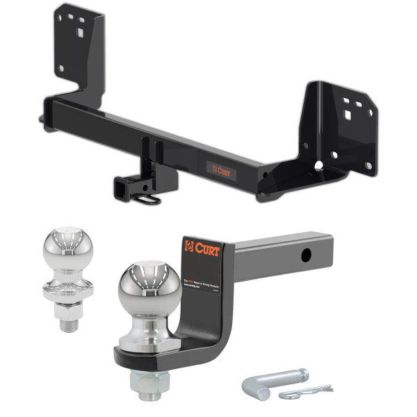 2023-2025 Toyota Prius All Class 1 Trailer Hitch, 1-1/4" Receiver + 2" Ball + 1-7/8" Ball Kit - CURT