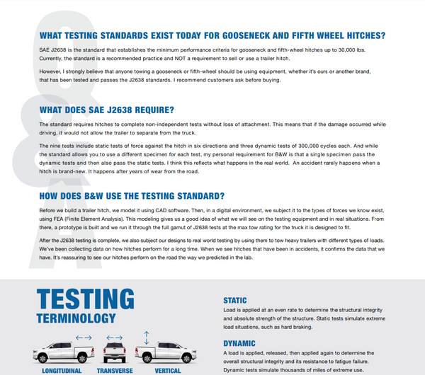 2011-2024 Ford F250 & F350 with OEM Puck System B&W Companion 5th Wheel Hitch Kit For Ford Puck System RVK3300