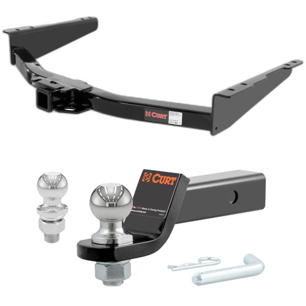 2012-2021 Nissan NV1500 All CURT Class 4 Trailer Hitch, 2" Receiver + 2" Ball + 1-7/8" Ball Kit - CURT