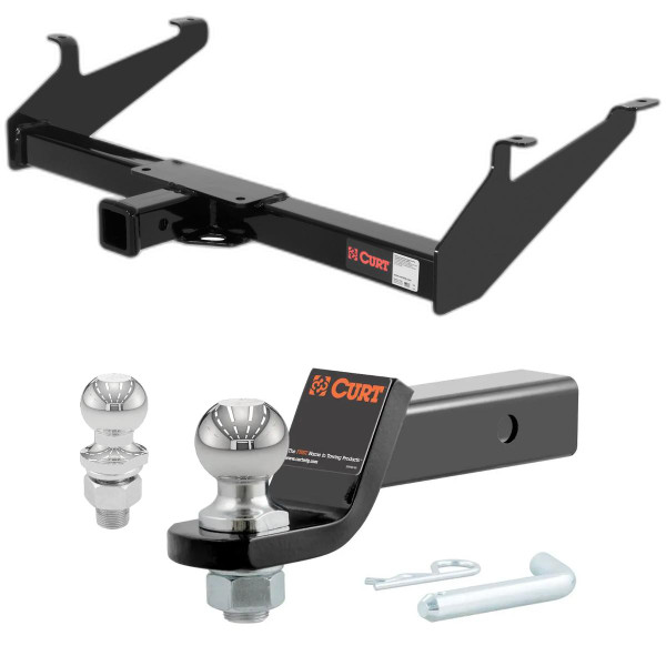 2002 Dodge Ram 1500 6' Bed, Built Before November 2002 CURT Class 3 Trailer Hitch, 2" Receiver + 2" Ball + 1-7/8" Ball Kit - CURT