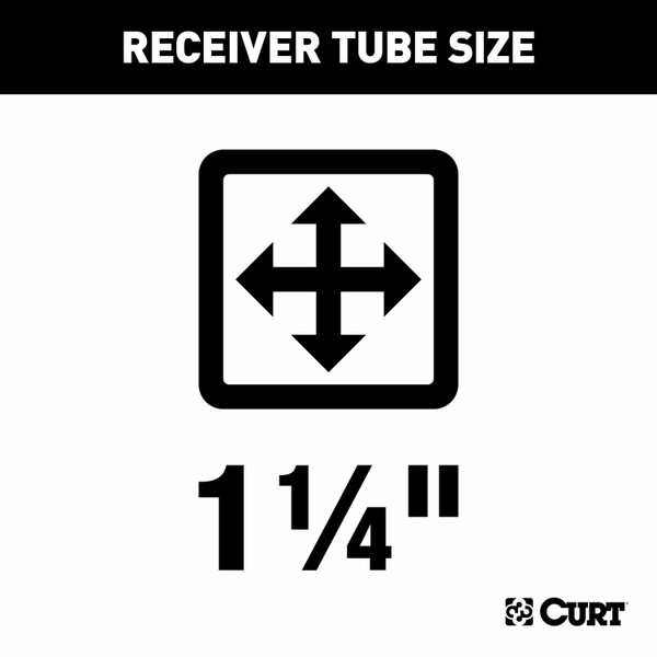 2018-2025 GMC Terrain Excluding Diesel Class 2 Trailer Hitch, 1-1/4" Receiver + 2" Ball + 1-7/8" Ball Kit