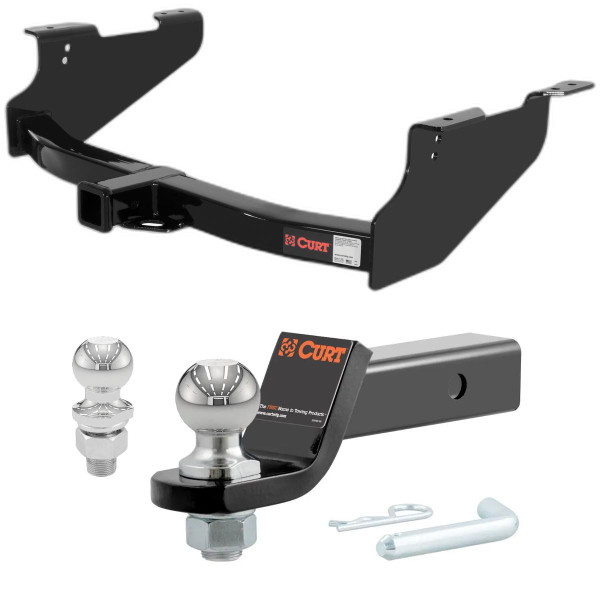 2003-2006 Dodge Ram 3500 Excluding factory receiver CURT Class 3 Trailer Hitch, 2" Receiver + 2" Ball + 1-7/8" Ball Kit - CURT