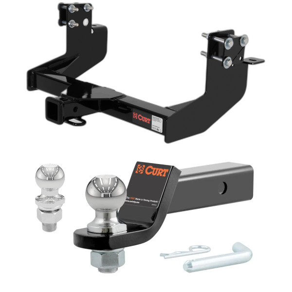 2003-2006 Dodge Sprinter 2500 140 In. Wheel Base with Dual Rear Wheels CURT Class 3 Trailer Hitch, 2" Receiver + 2" Ball + 1-7/8" Ball Kit - CURT