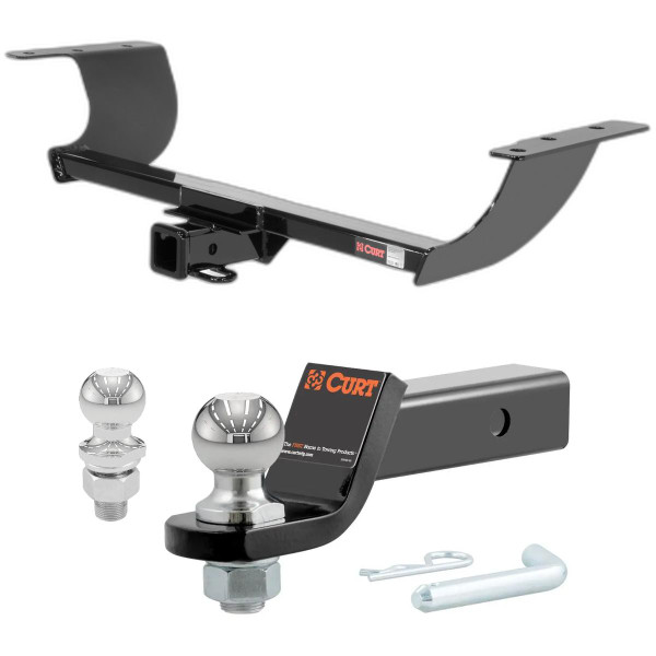 2011-2017 Chrysler 300 C CURT Class 3 Hitch, 2" Receiver + 2" Ball + 1-7/8" Ball Kit - CURT