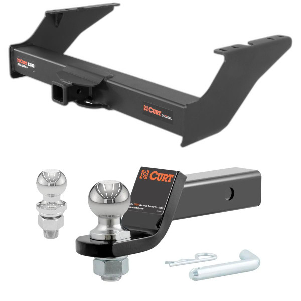 1999-2016 Ford F-350 Super Duty Excluding Cab & Chassis Xtra Duty CURT Class 5 Trailer Hitch, 2" Receiver + 2" Ball + 1-7/8" Ball Kit - CURT