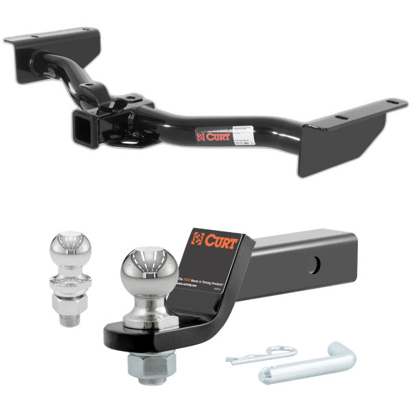 2003-2006 Chevrolet Avalanche 1500 All CURT Class 3 Trailer Hitch, 2" Receiver + 2" Ball + 1-7/8" Ball Kit - CURT