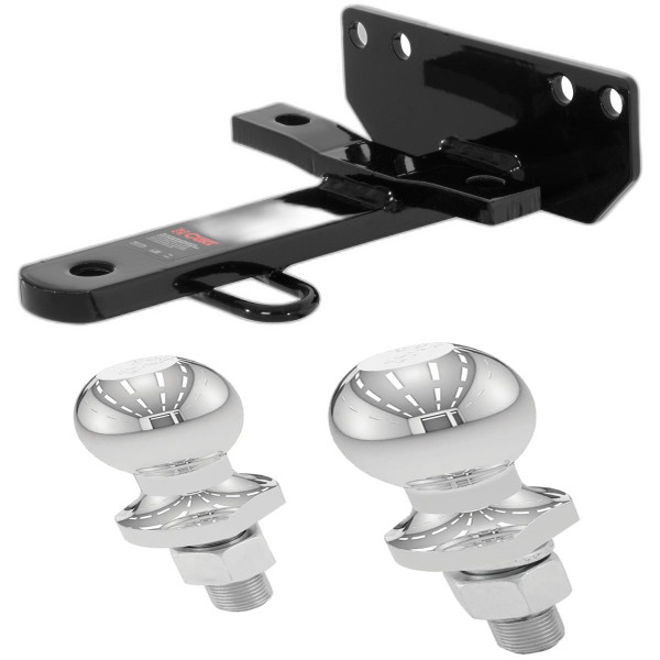 1986-1989 Toyota Supra Hatchback Class 1 Fixed-Tongue Trailer Hitch with 2" & 1-7/8" Ball - CURT