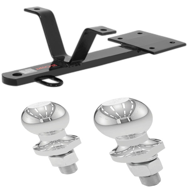 1990-1993 Subaru Legacy Sedan Class 1 Fixed-Tongue Trailer Hitch with 2" & 1-7/8" Ball - CURT